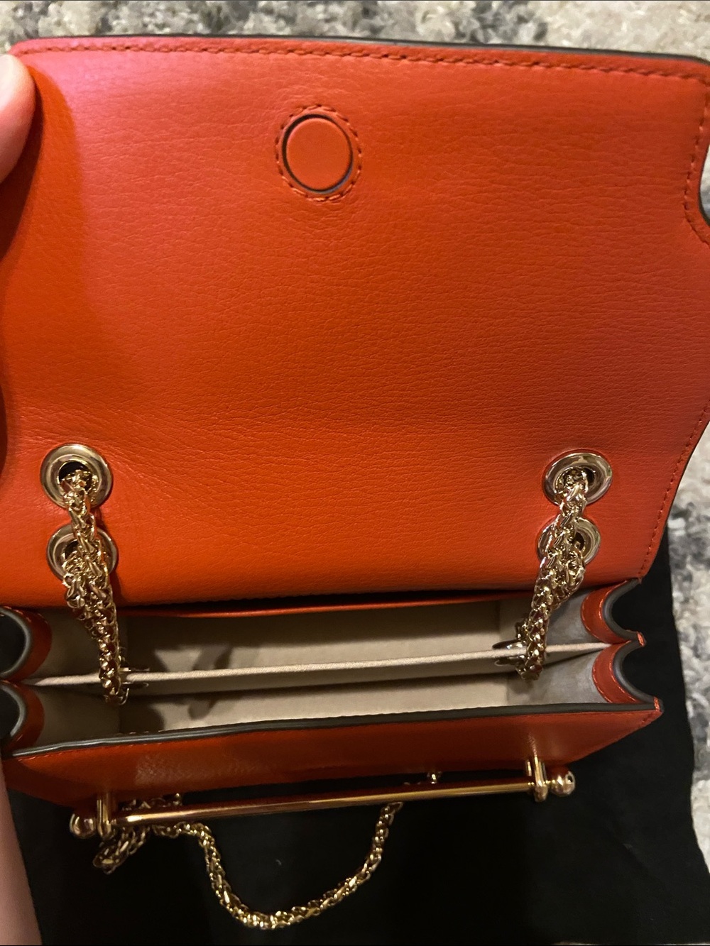 Strathberry East/West Mini Crossbody Orange (New with dust bag) - Picture 6 of 6